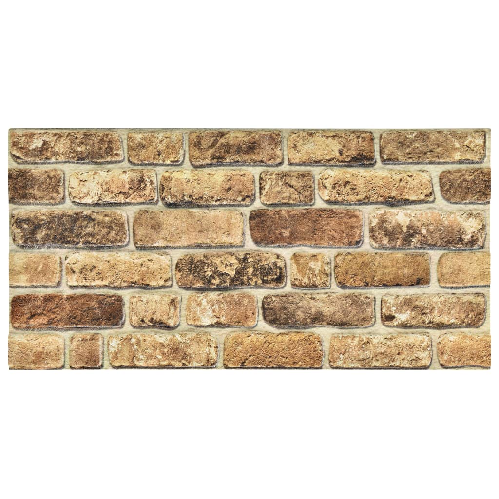 vidaXL Wall Paper 10 Pcs Waterproof 3D Wall Panel for Bedroom Kitchen EPS