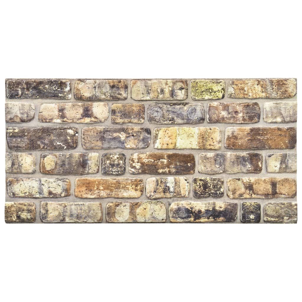 vidaXL Wall Paper 10 Pcs Waterproof 3D Wall Panel for Bedroom Kitchen EPS