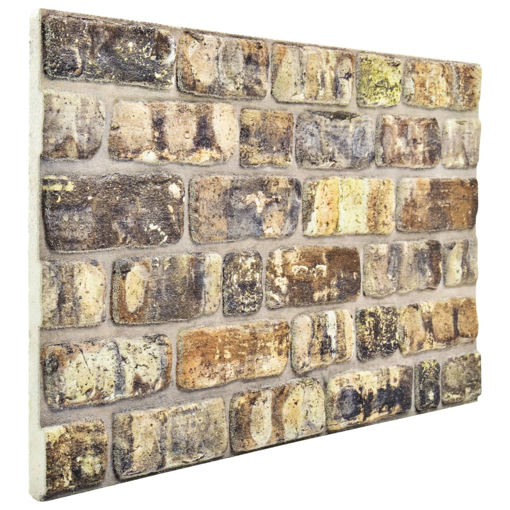 vidaXL Wall Paper 10 Pcs Waterproof 3D Wall Panel for Bedroom Kitchen EPS