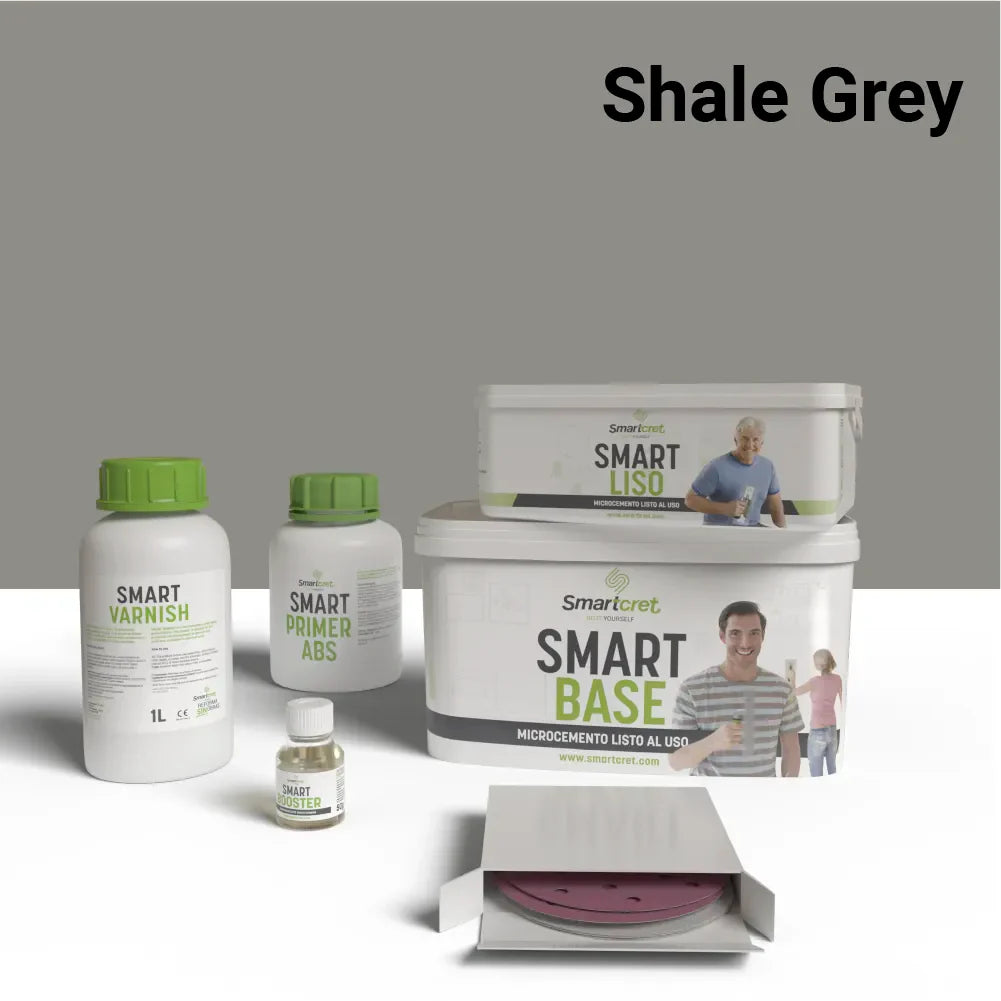 Kit de microcemento para lavabos con juntas de 4m²