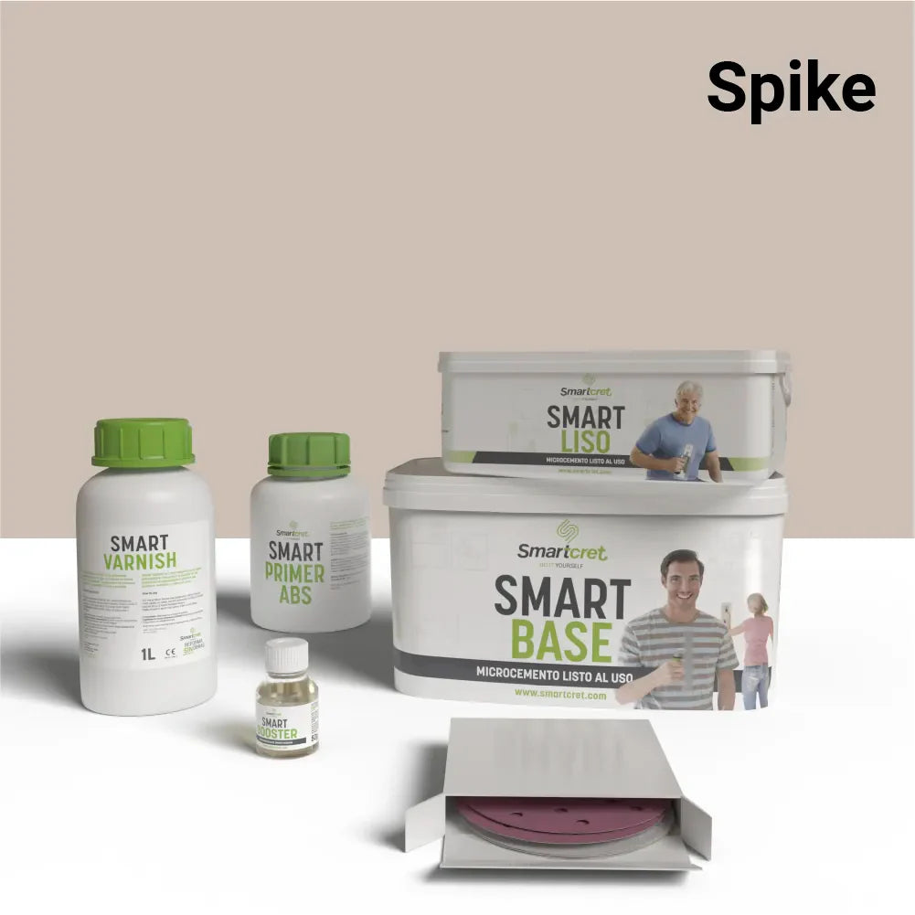 Kit de microcemento para lavabos con juntas de 4m²