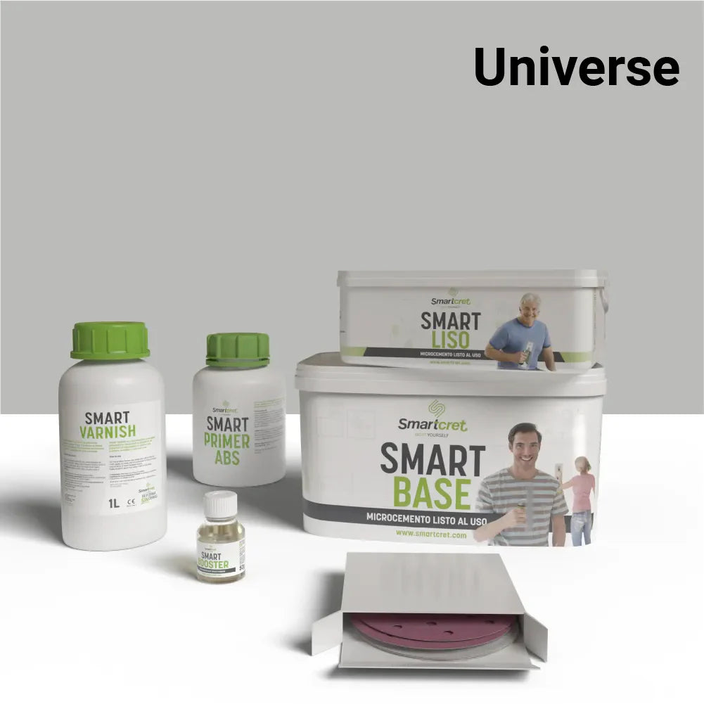 Kit de microcemento para lavabos con juntas de 4m²