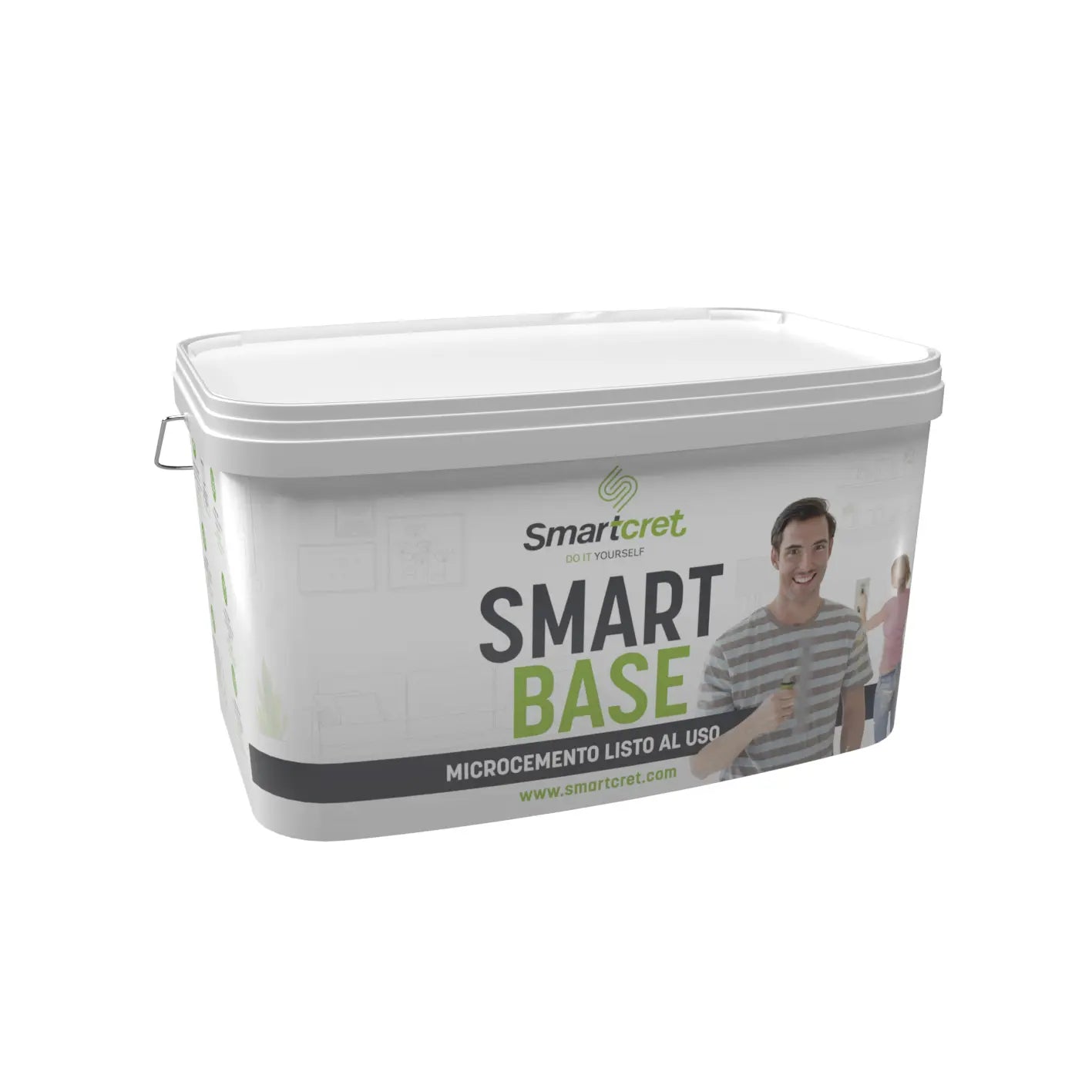 Kit de microcemento para lavabos con juntas de 4m²