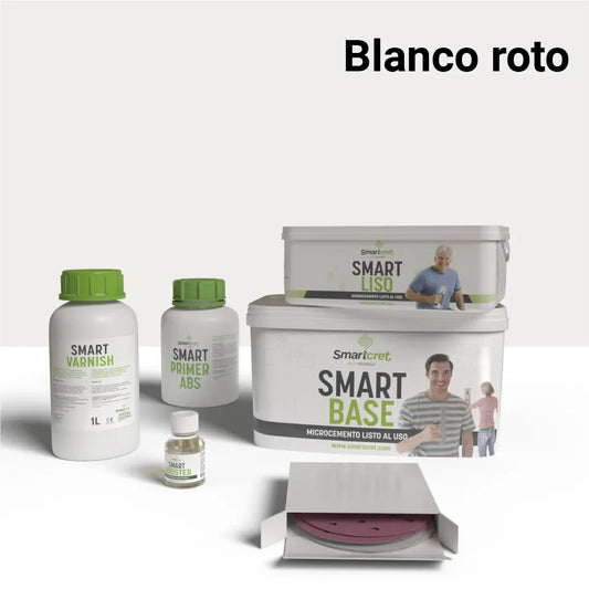 Kit de microcemento para lavabos con juntas de 4m²